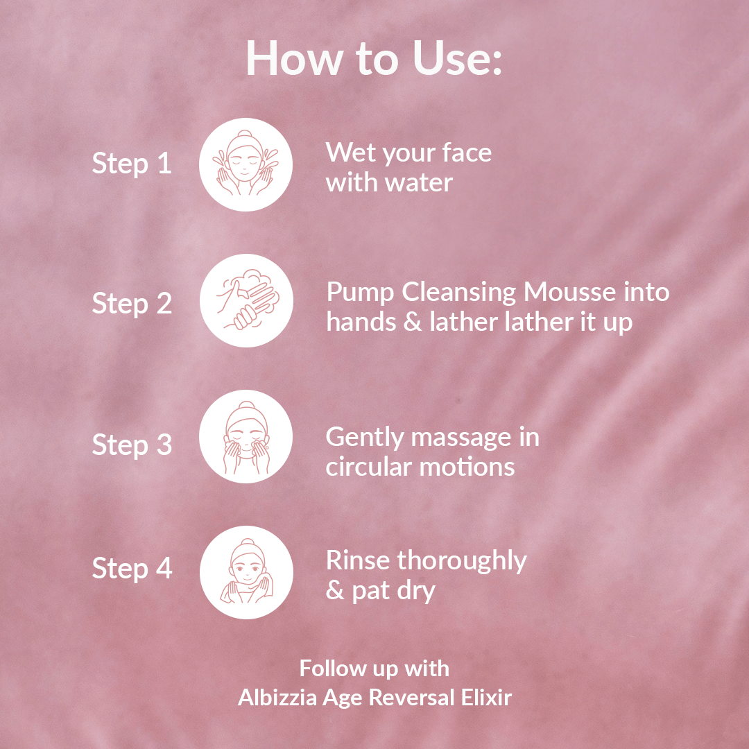 How to use Cleansing mousse